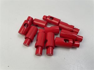 Snorestopper - 6 mm klar rød, 1 stk 